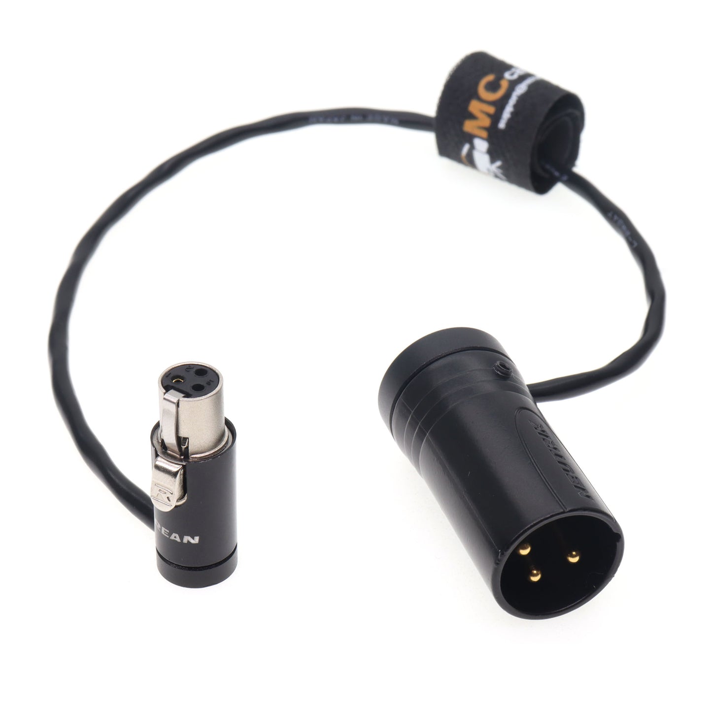 Low Profile TA3F to XLR 3 Pin Male Audio Cable for Lectrosonics Receivers