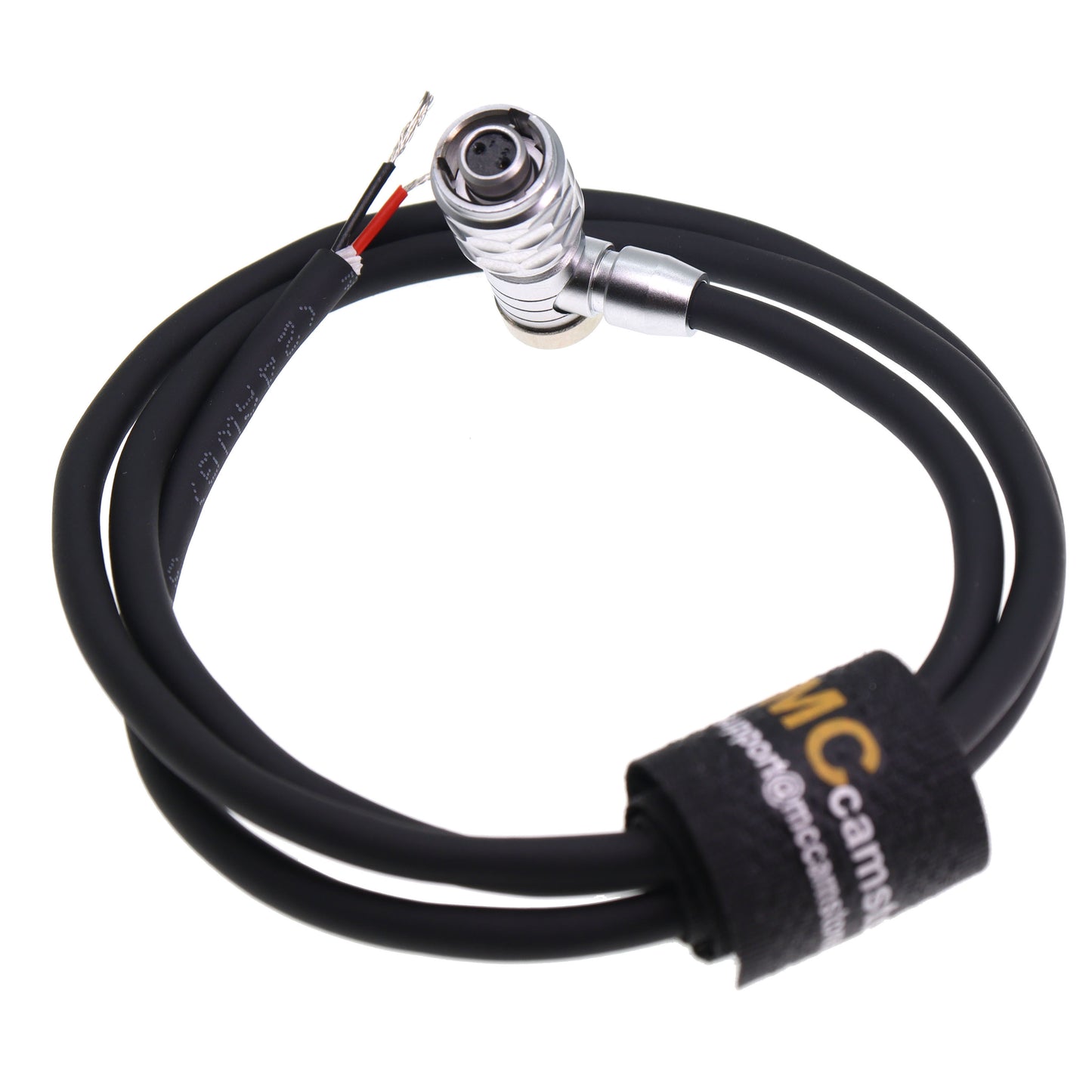 2Pin BMPCC 4K Connector DIY Cable for Black Magic with SF6 Right Angle 2Pin Female Plug for Blackmagic Pocket Cinema 4k 6K Camera Power Cable 2m