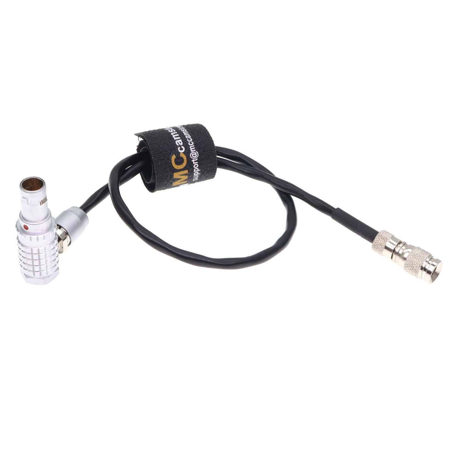 DIN 1.0/2.3 to Elbow 0B 5 Pin Timecode Cable for Ultrasync One for Sound Devices 633 Time Code Sync
