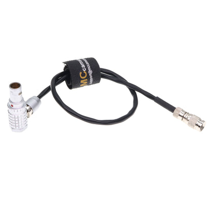 DIN 1.0/2.3 to Elbow 0B 5 Pin Timecode Cable for Ultrasync One for Sound Devices 633 Time Code Sync