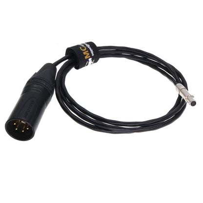 XLR 4-Pin Male to 3 Pin Female 12V Power Cable for Convergent Design Odyssey 7/7Q/7Q+ Monitor Recorder