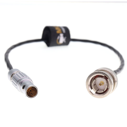 Timecode Cable BNC Male to EXT 9 Pin Male Time Code Cable for Red Komodo V-raptor Sound Devices ZAXCOM