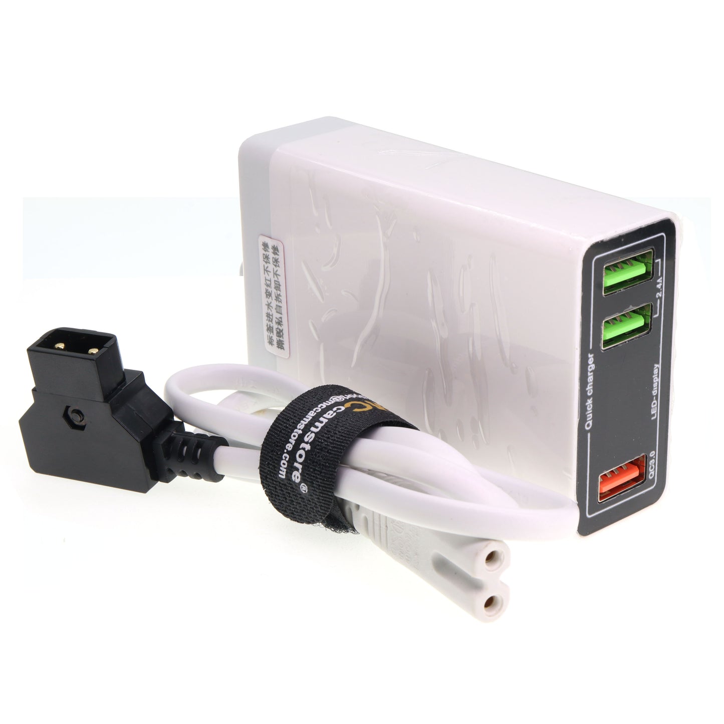 Fast Charging D-Tap to Three 5V 2.4A USB Adapter Connector Camera Battery Dtap USB-Power-Cord