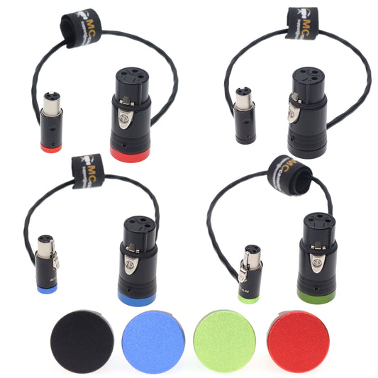 Low Profile TA3F Mini XLR 3 Pin Female to XLR 3Pin Female for Sound Devices 688 778T SCORPIO Link Lectrosonics SOMMER SOD-14 Audio Cable