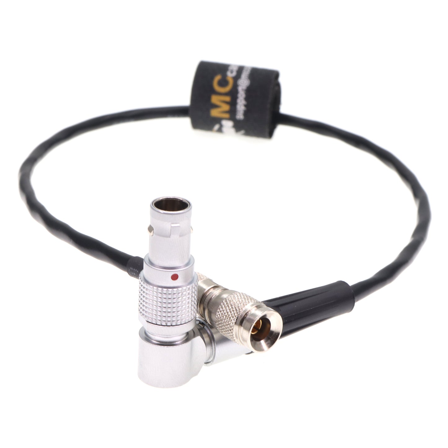 Din 1.0/2.3 to Rotatable 0B 9 Pin Timecode Cable for RED Komodo 6K Camera