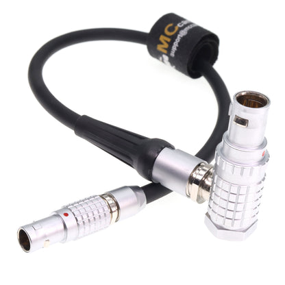 Right Angle Ronin 2 Power 6 Pin 4+2 to 0B 2 Pin for DJI Ronin 2 to Teradek Bolt Pro 1000/3000ft Power Cable