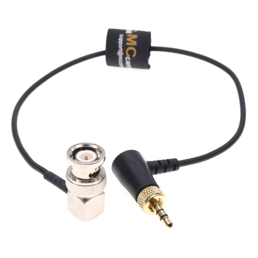 BNC to 3.5mm TRS Timecode Cable for Canon C70 F55 FX9 Zaxcom Zoom F4 F8 F8n from Deity TC-1 Time Code Generator Box