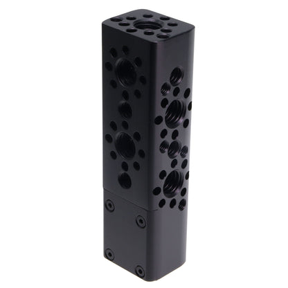 Portable Top Handle Extension with 3/8 1/4 Locating Pins for Sony ARRI RED Camera, Multiple Mounting Holes, Professional Video Accessories Al DIY Fixture Camera Handle Grip