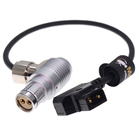 2-Pin Fischers Female to D tap Power Cable for ARRI Alexa XT, ARRI Alexa SXT, Alexa 65, Arriflex 435 and Classic Camera, 24V