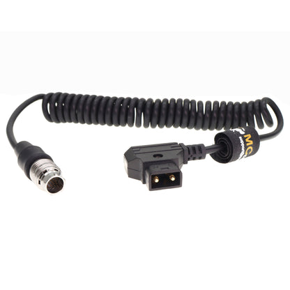 D TAP to Hirose 20-Pin Power Coiled Cable for Fujinon Cabrio Lens Servo Motor