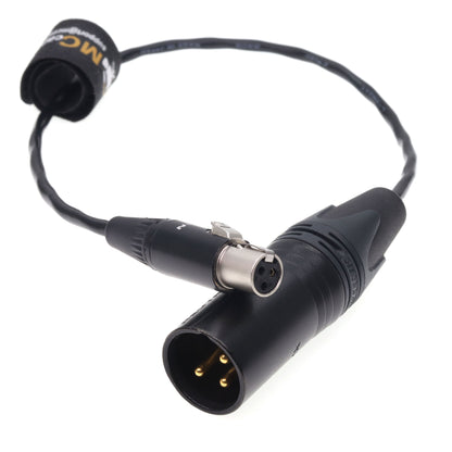 TA3F 3pin Female To XLR 3pin Male with  SOMMER SOD-14 Audio Cable for SCORPIO Link Lectrosonics