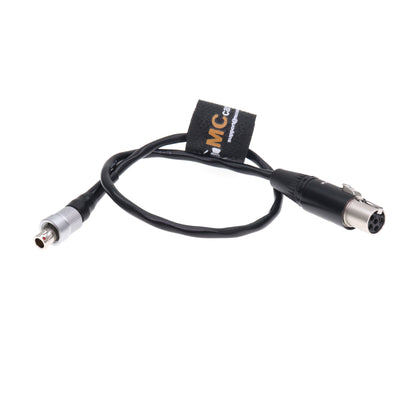 FVB 3Pin To TA5F 5pin Audio Cable for Wisycom MTP41 MTP41-L-B1 Wideband Bodypack Transmitter