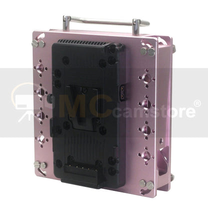 Portable Monitor Magic Arm with D tap Splitter Cable, Image Transmission Magic Leg, Monitor Splitter, V-Mount Battery Separation Multi-Function Monitors Bracket