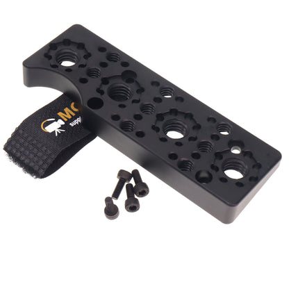Expansion Side Plate for Sony Venice CineAltaV 2 Fixed with M3 Screws, for Multiple 1/4"-20 & 3/8"-16 Screw Hole Expansion Board 100mm