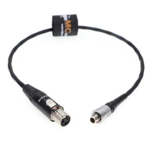 FVB.00.303 3 Pin Male to TA3F Mini XLR 3 Pin Female Audio Cable for Zaxcom ZFR300 ZFR400 for Sennheiser SK2000