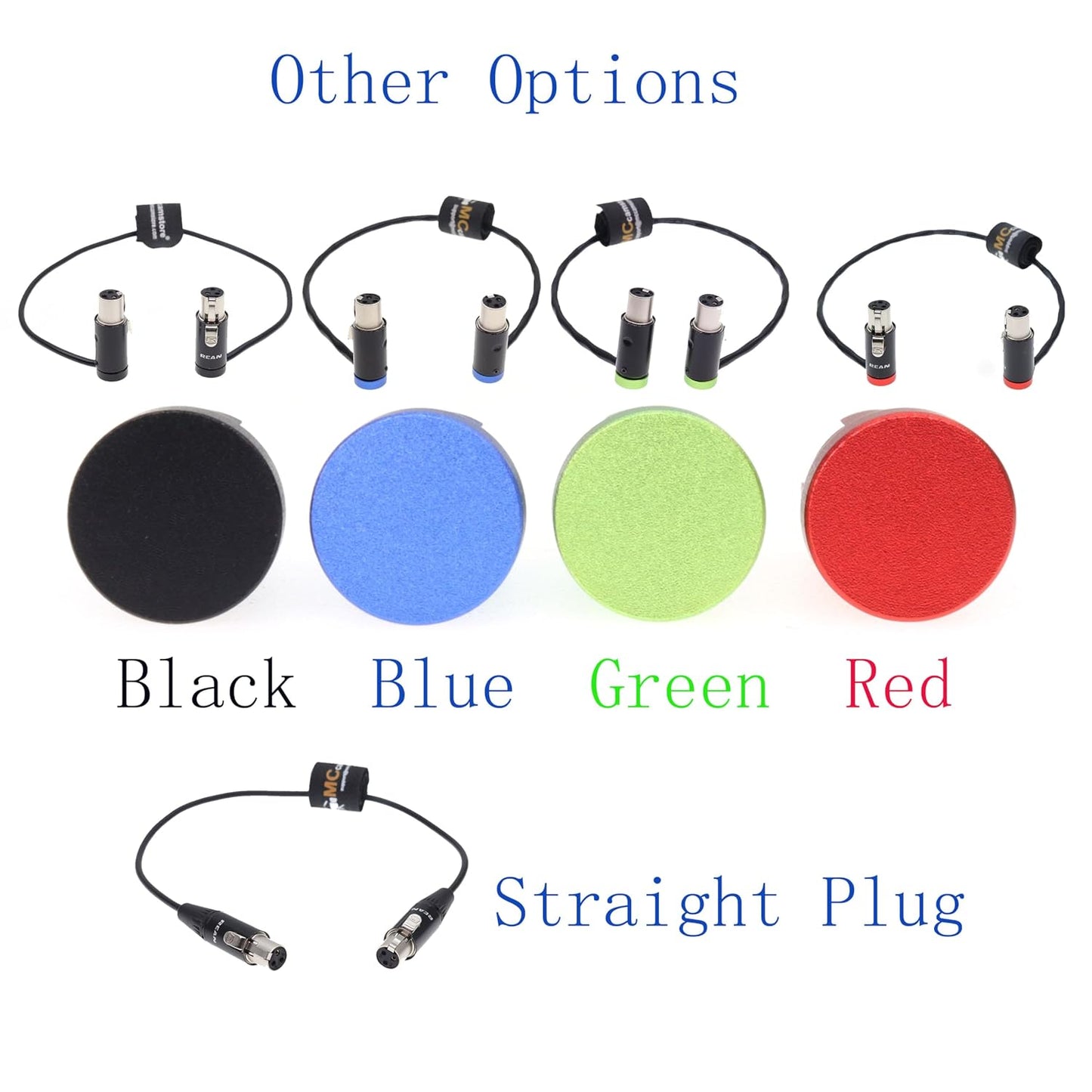Low Profile TA3F to TA3F Audio Cable for Sound Devices 688 788 for Lectrosonics Octopack 8 Channels