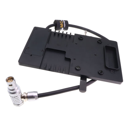 V Lock V-Mount Battery Plate to Right Angle Cable