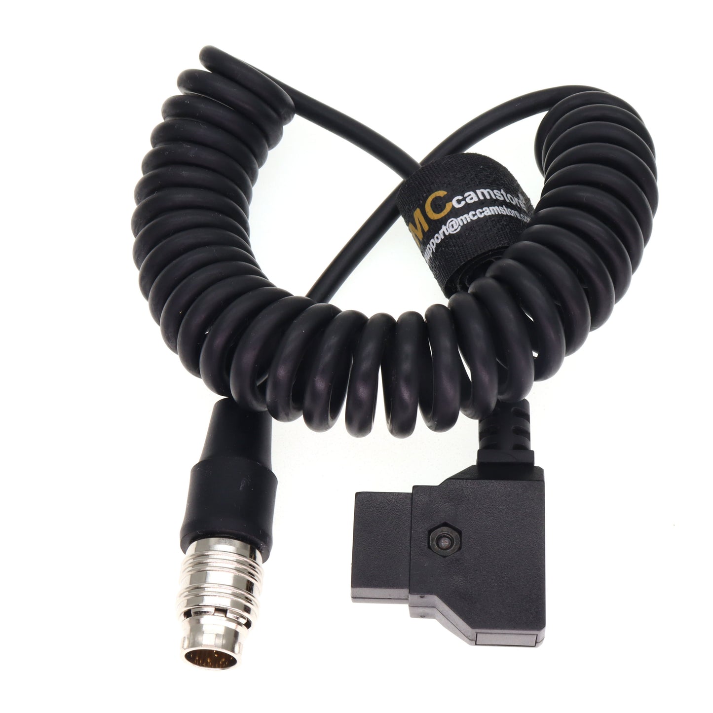 D TAP to Hirose 20-Pin Power Coiled Cable for Fujinon Cabrio Lens Servo Motor