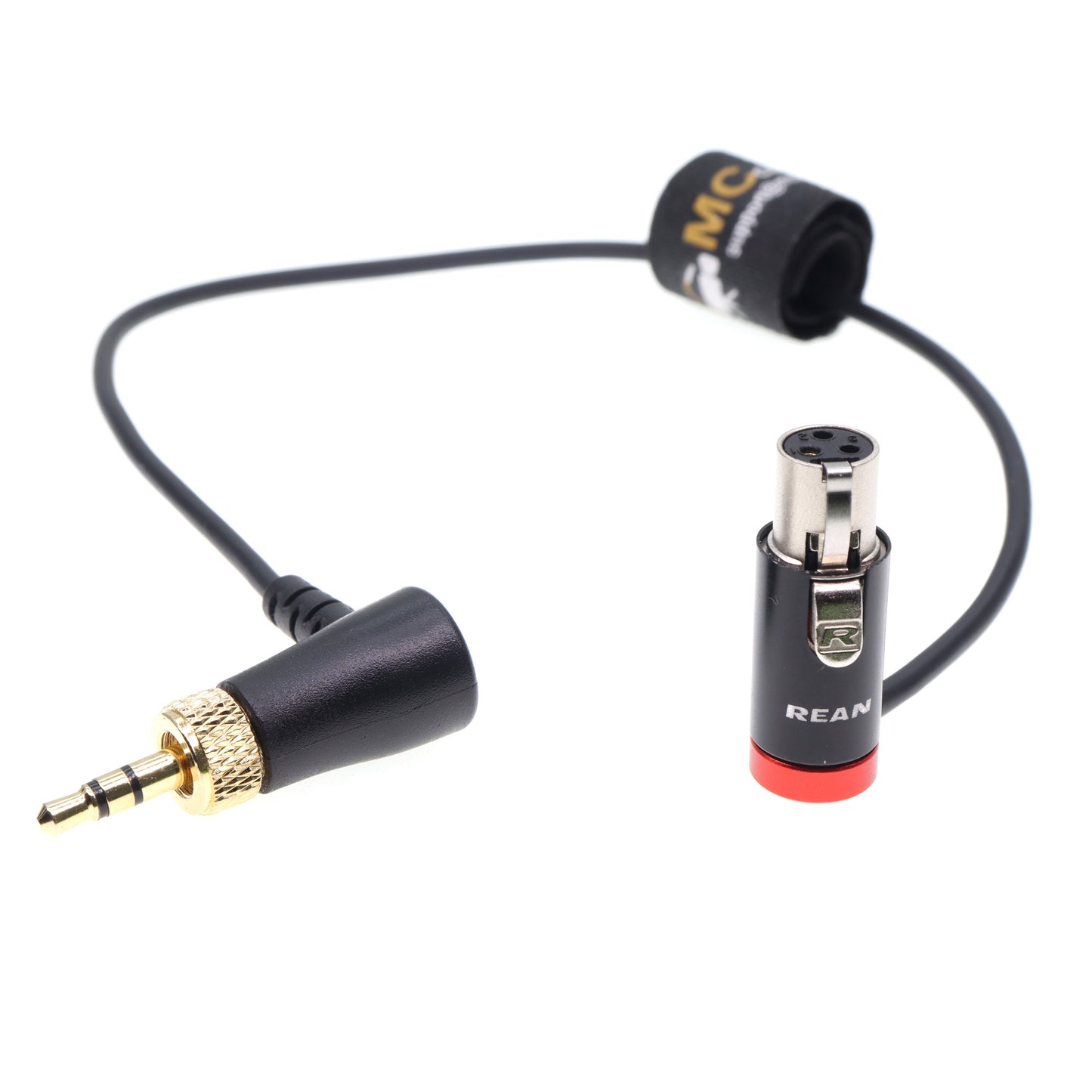 Lock 3.5 TRS to Low-Profile TA3F Audio Cable for Sennheiser EK 2000 for Sony UWP-D11 Receiver for Sound Devices Mixer Line