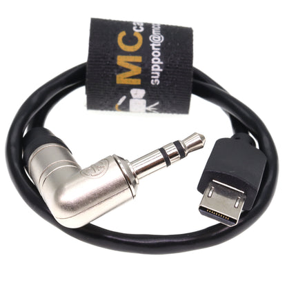 Timecode Cable for Sony FX3 FX30 A7S3 A1 Cameras 3.5mm TRS to Micro USB Timecode Cable for Tentacle SYNC E Timecode Generator Box