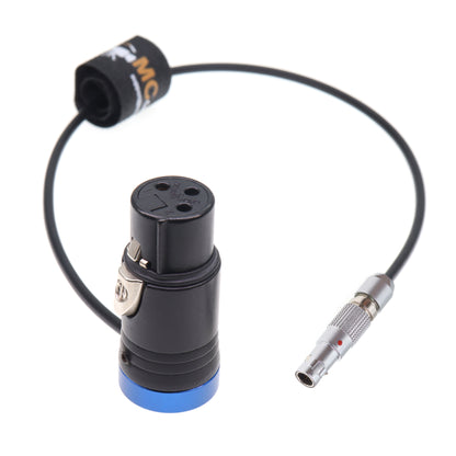 FGB 3 Pin To XLR 3 Pin Female, for Zaxcom TRX900 ZAXCOM ZFR300,ZFR400 Audio Line