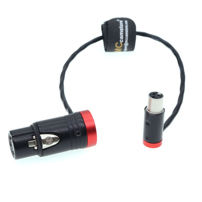 Low-Profile Ta3f 3pin Female To XLR 3pin Female SCORPIO Link Lectrosonics Use SOMMER SOD-14 Audio Cable