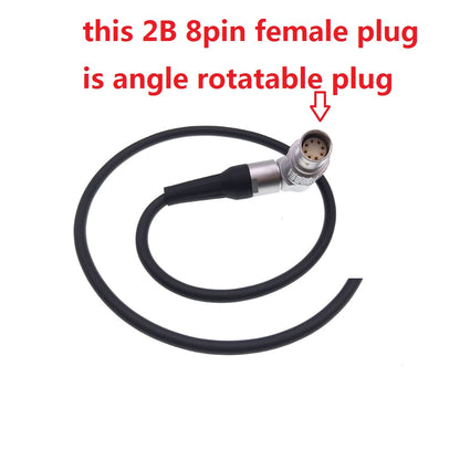 Steadicam m2 2B 3pin to 2B 8pin female for ARRI Mini miniLF AMIRAI Power Cable 12V / 24V