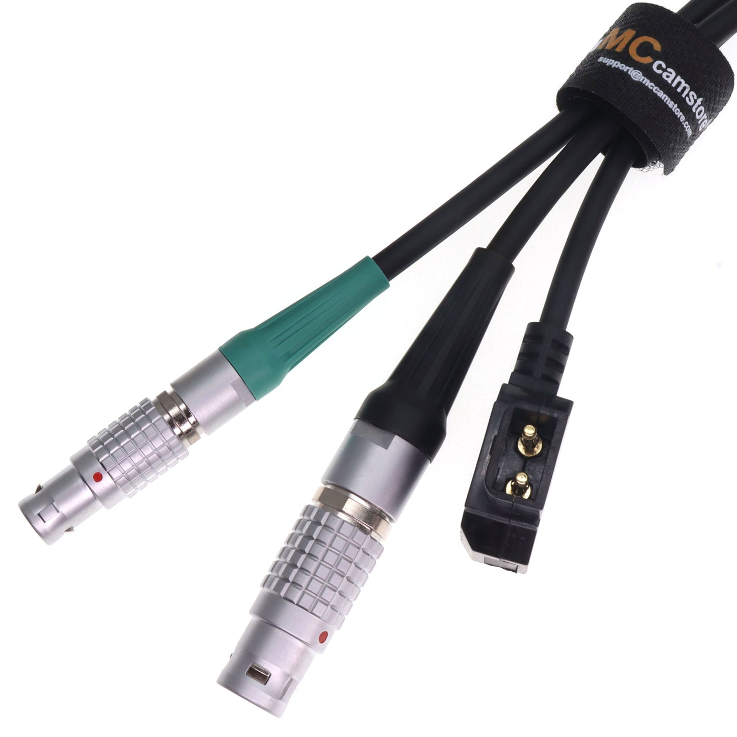 D-tap Power for Preston Micro Force V+F 10 Pin to Heden M26T Analog Motor 4 Pin Y-type power Cable