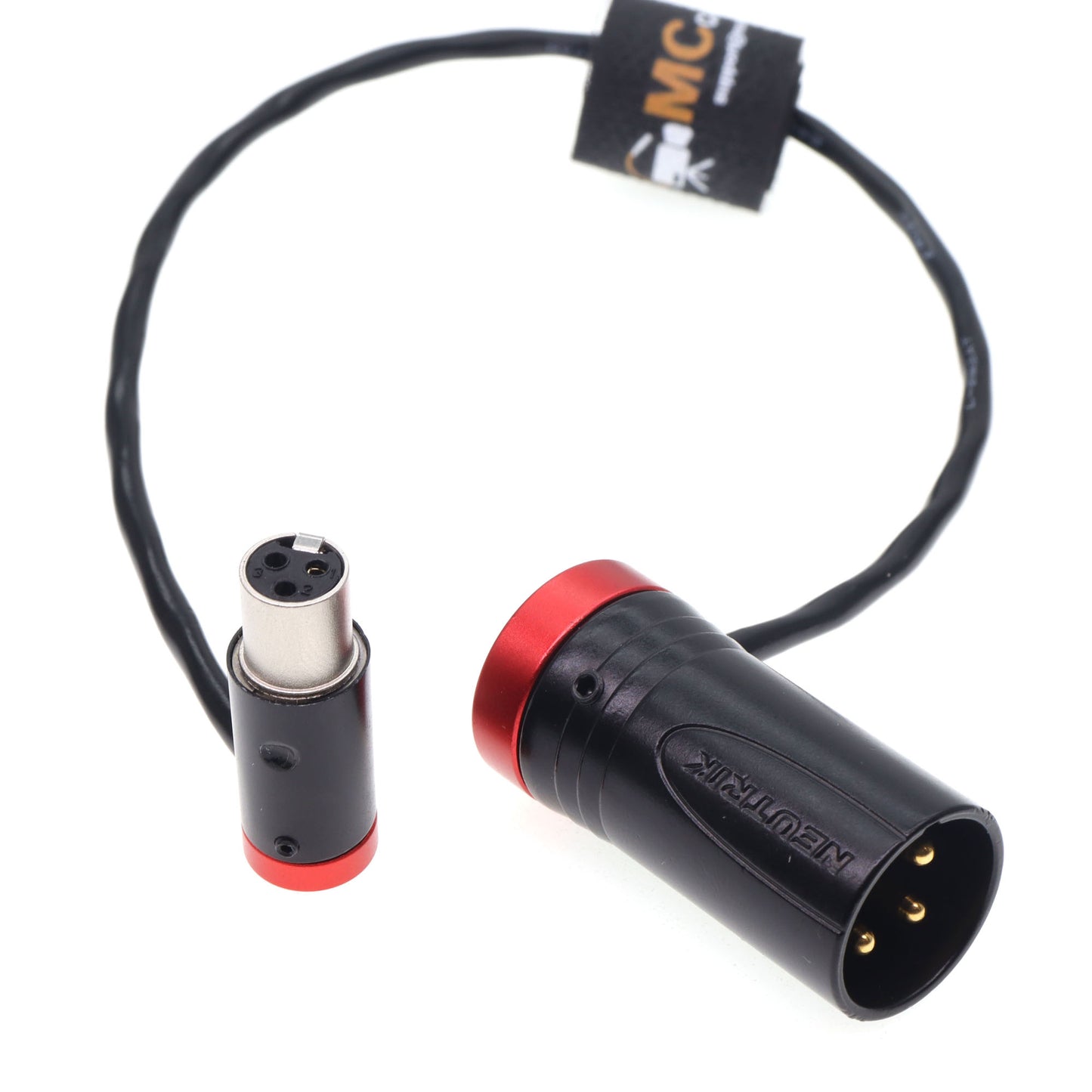 Low Profile TA3F to XLR 3 Pin Male Audio Cable for Lectrosonics Receivers