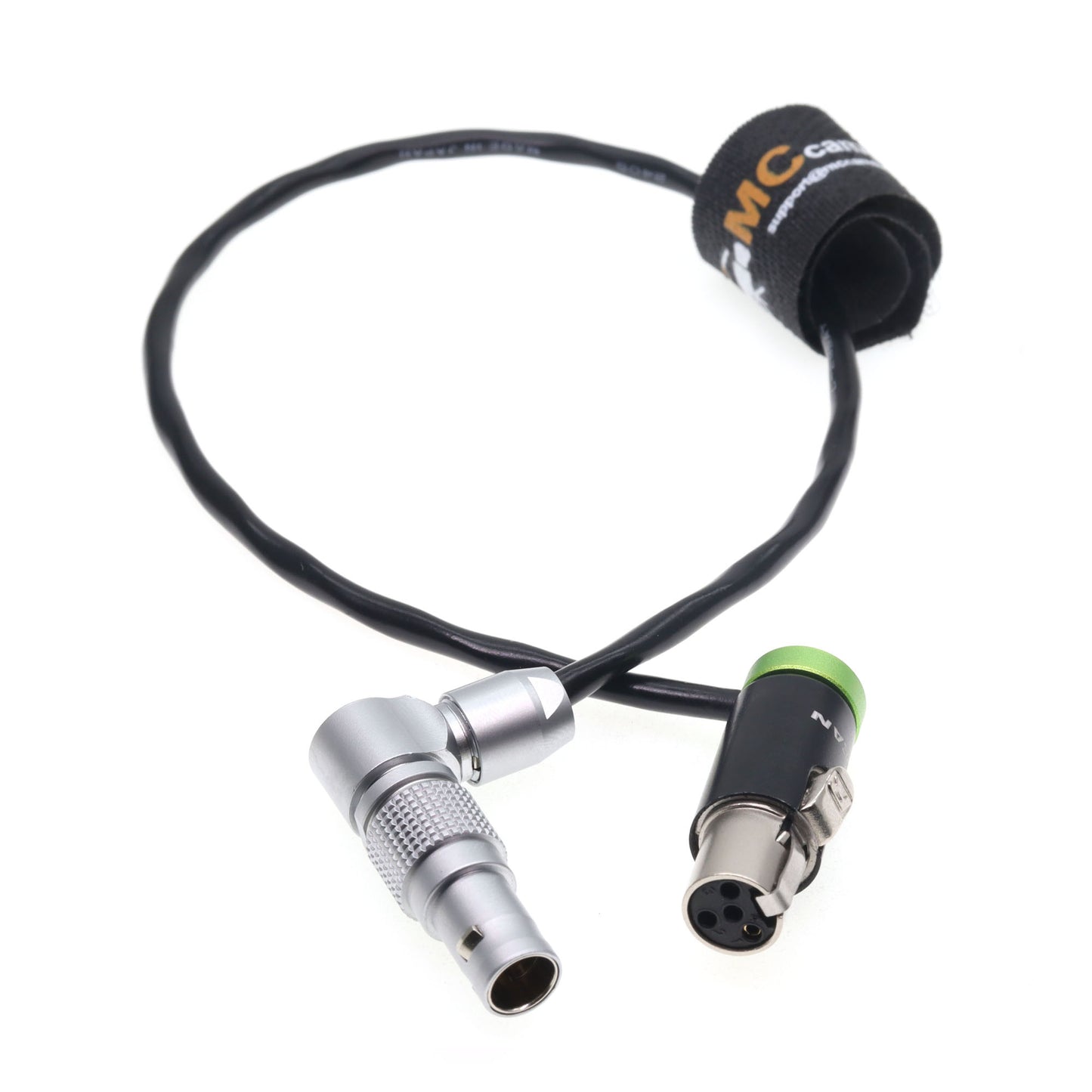 Tvlogic 055/056/058 Power Cable, Rotatable 0B 2pin Male Connector to Ta4f 4pin Female Cable 12V