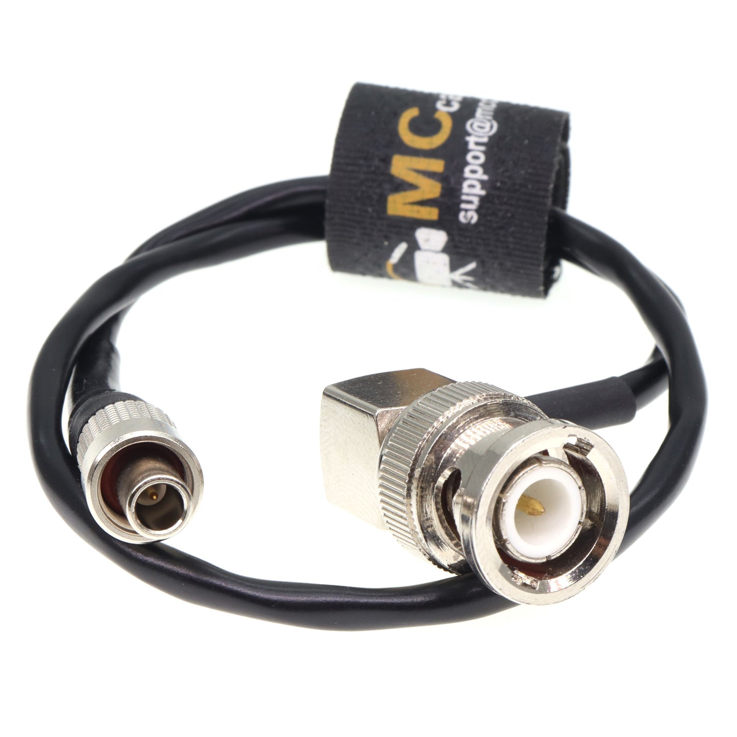 Signal Cable FVS.00.250 Coaxial Plug to Right Angle BNC Signal Line for Sennheiser 3041 Receiver