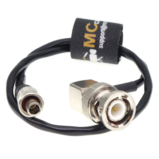 Signal Cable FVS.00.250 Coaxial Plug to Right Angle BNC Signal Line for Sennheiser 3041 Receiver