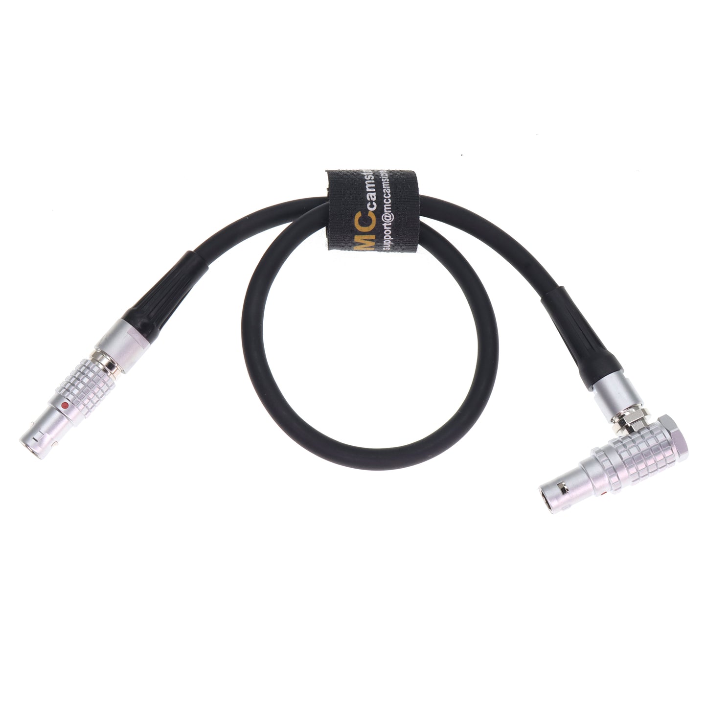 Right Angle 0B 2 Pin Male to Straight 0B 2 Pin Male Power Cable for Teradek Bond Compatible for DJI RS2/RS3 SmallHD Vaxis Blackmagic