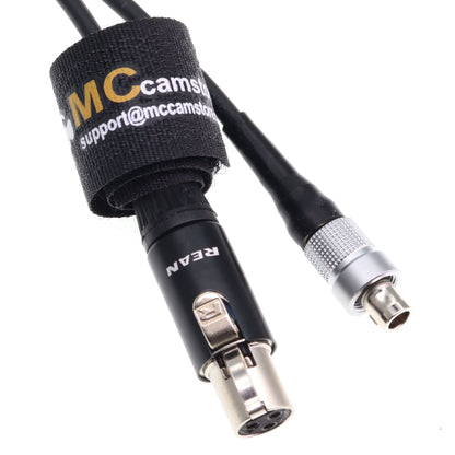FVB.00.303 3 Pin Male to TA3F Mini XLR 3Pin Audio Cable for Zaxcom ZFR300 ZFR400 Sennheiser SK2000 Wisycom MTP40