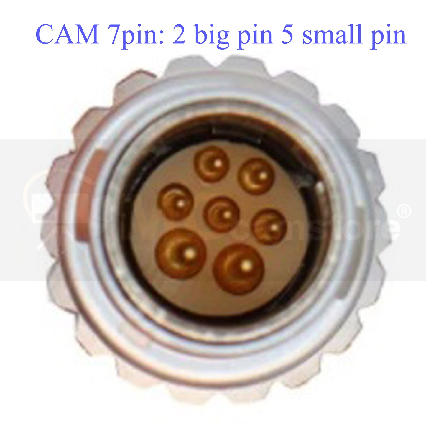 FSF FGF 0B 7 Pin Plug Socket for ARRI Cforce RF Hi5 Motor 7pin 5+2 Power Connector PCB Socket