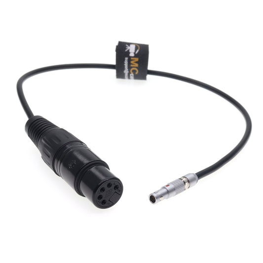 00B 5 Pin to XLR 5pin Female Audio Cable for ARRI Alexa Mini Z CAM E2 for RED V-RAPTOR, KOMODO-X Camera