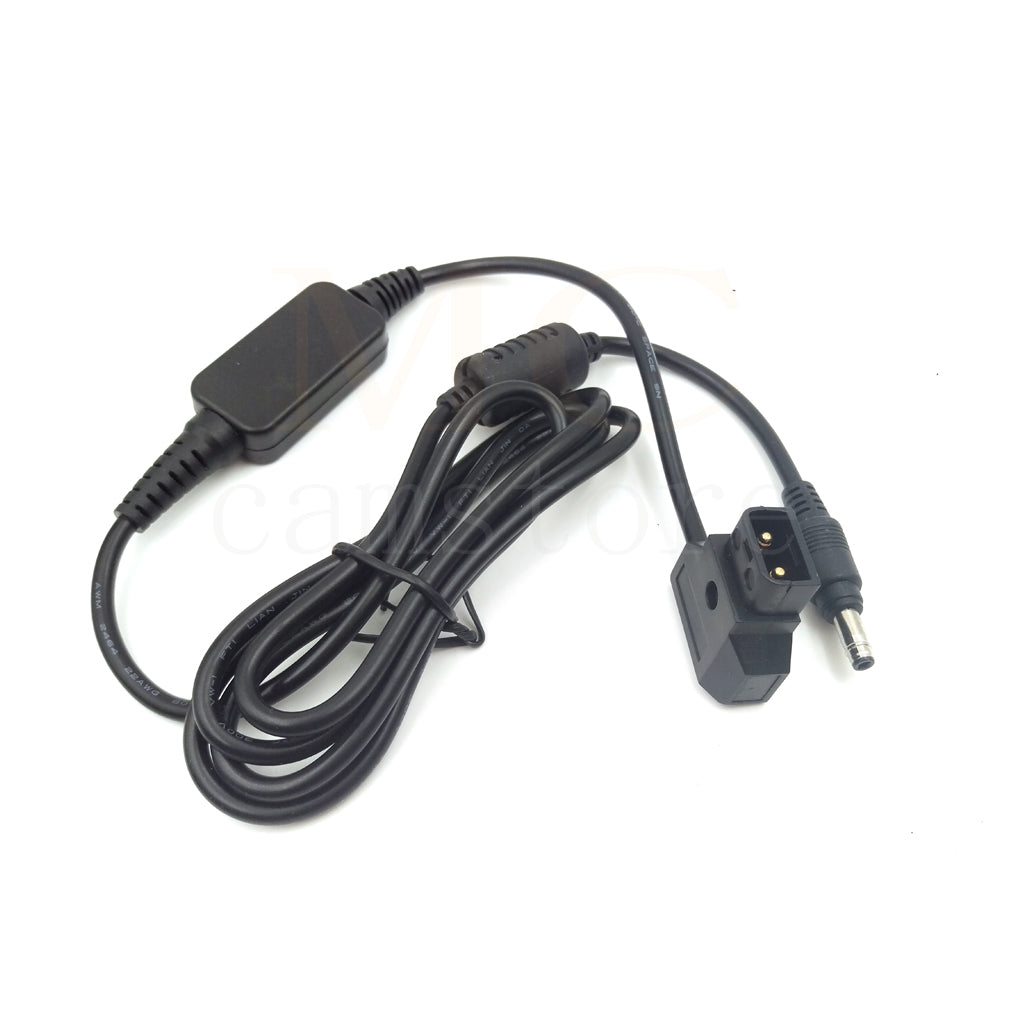 D-tap to DC Barrel Power Cable for Canon C100 Cinema Camcorder Camera