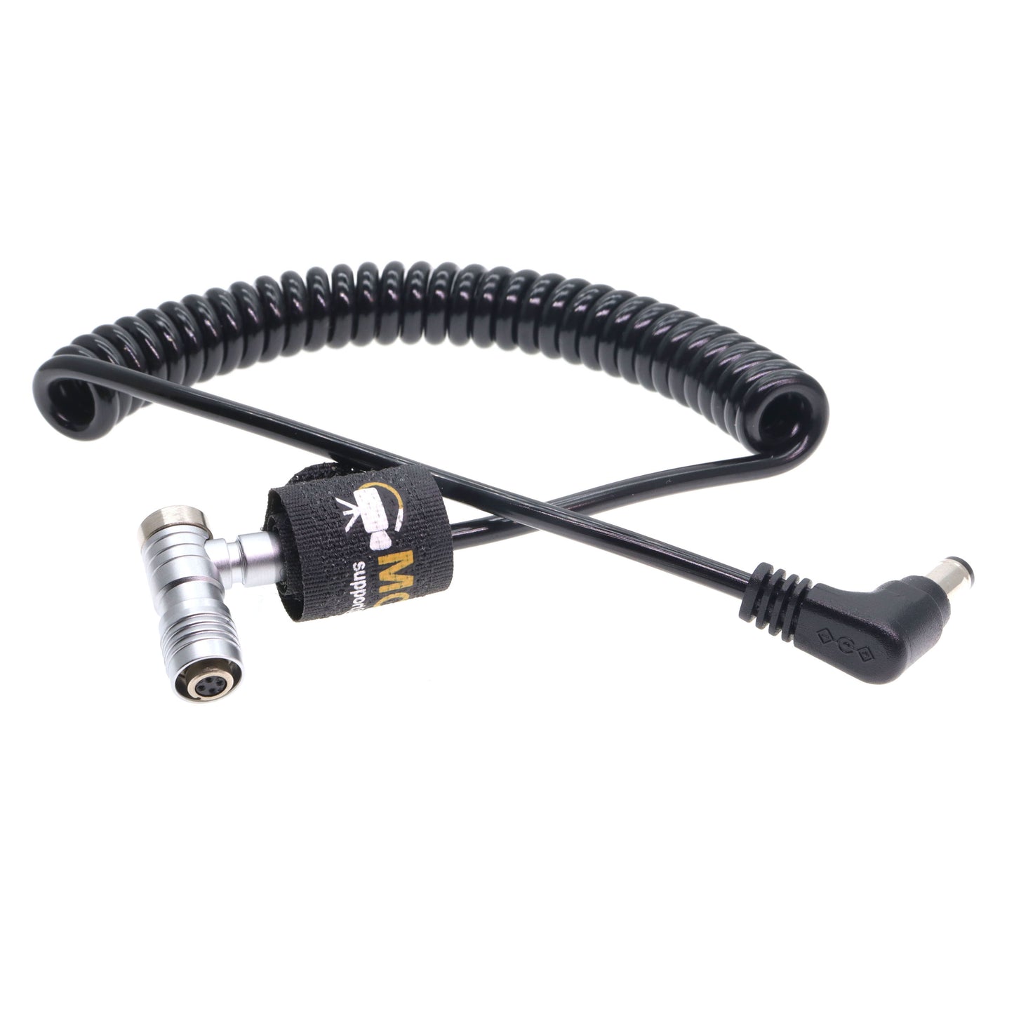 DC to 4Pin Female Connector Power Coiled Cable for Portkeys BM5/BM5WR/BM7/HS7T/HH7 monitor