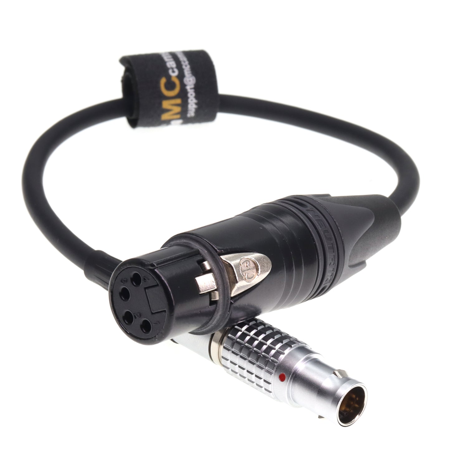 Power Cable 4 Pin XLR Female to Straight 1B 6 Pin Male for Ronin 2 Gimbal Stabilizer for Sony F55 SXS Venice Camera