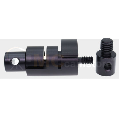 Boom Pole Quick Release System for PSC Microphone Sound Music Blimp Windshield with 3/8" 1/4" Screw Microphone Arm Handheld Boom Pole Mic Adapter