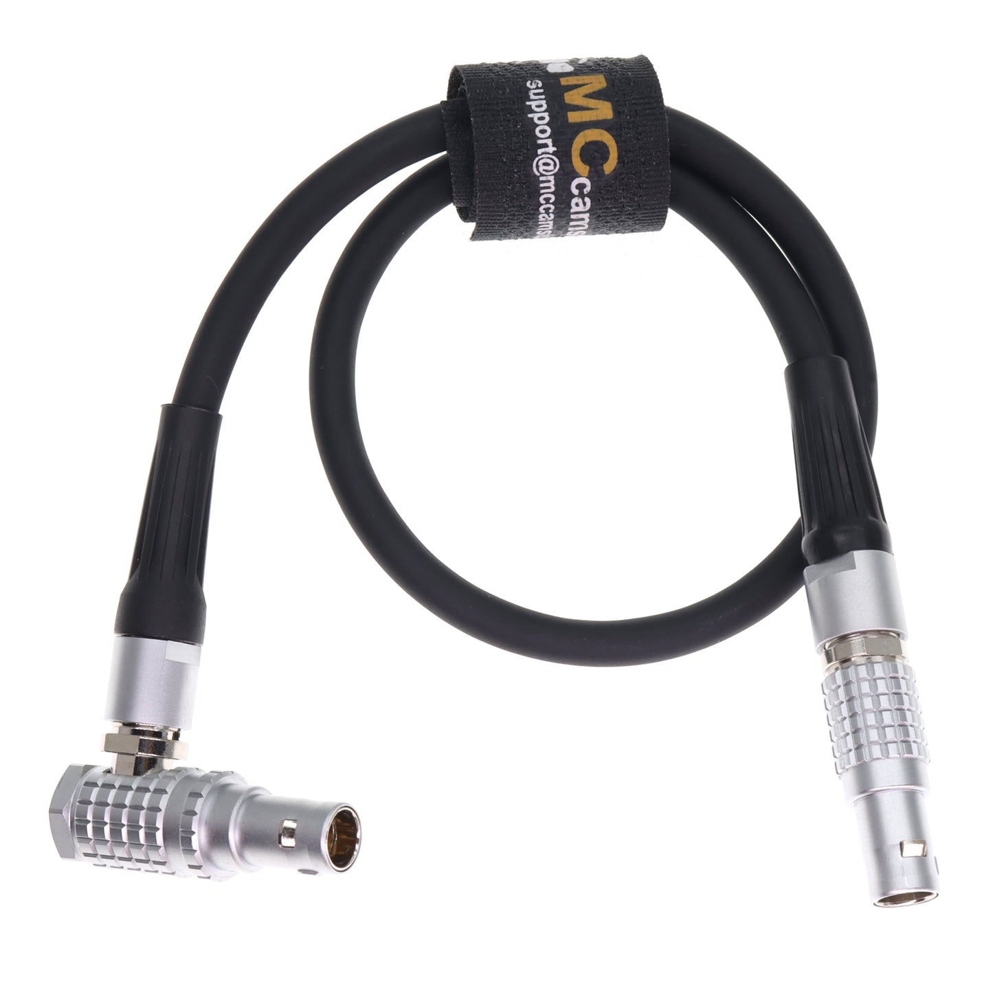 Right Angle 0B 2 Pin Male to Straight 0B 2 Pin Male Power Cable for Teradek Bond Compatible for DJI RS2/RS3 SmallHD Vaxis Blackmagic