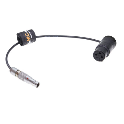 FGB 3 Pin Male to Low Profile XLR 3pin Female Audio Cable for Zaxcom TRX900 ZFR300 ZFR400