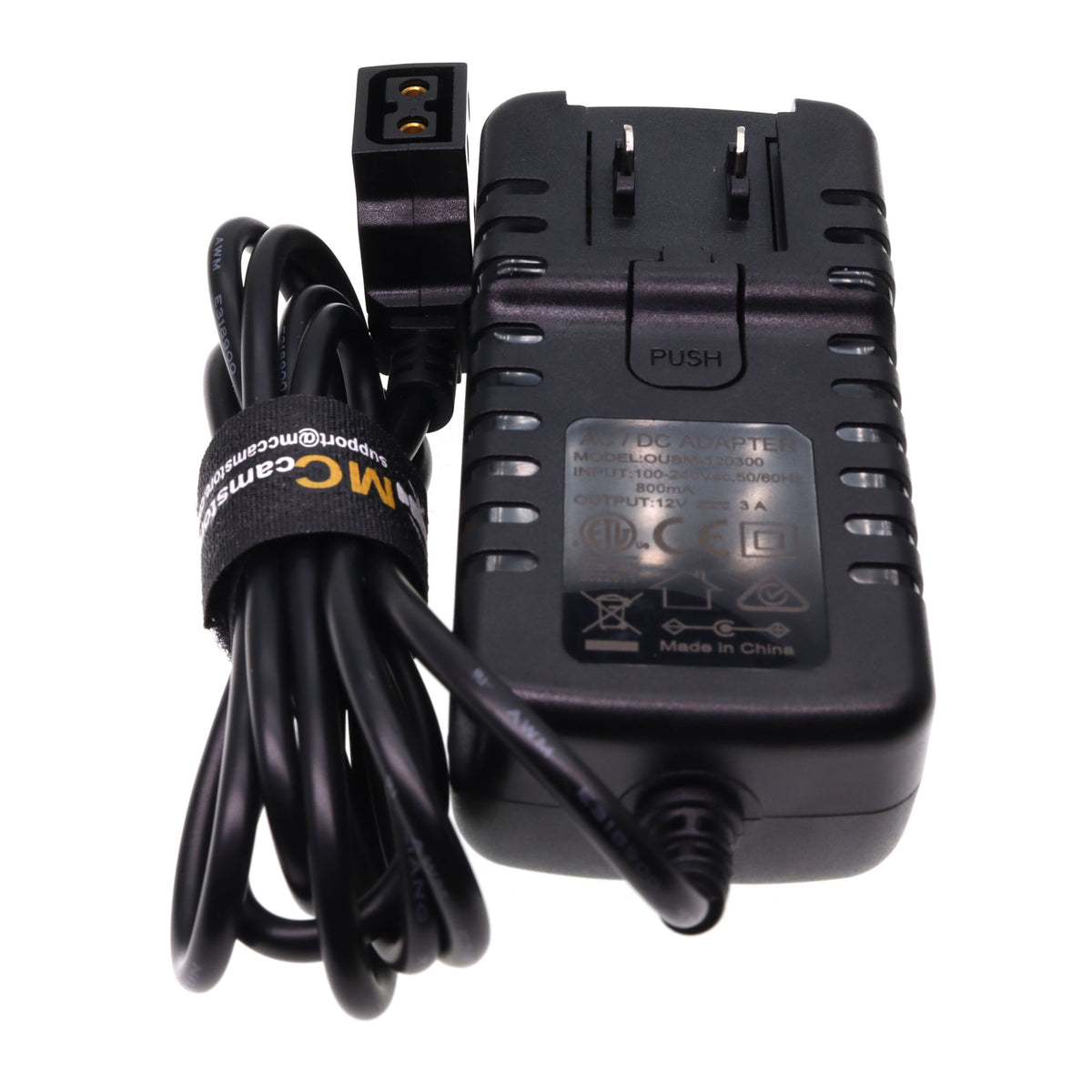 AC Power Adapter Cable for ARRI RED for Teradek Cube Z-cam 12V 3A Power Cable