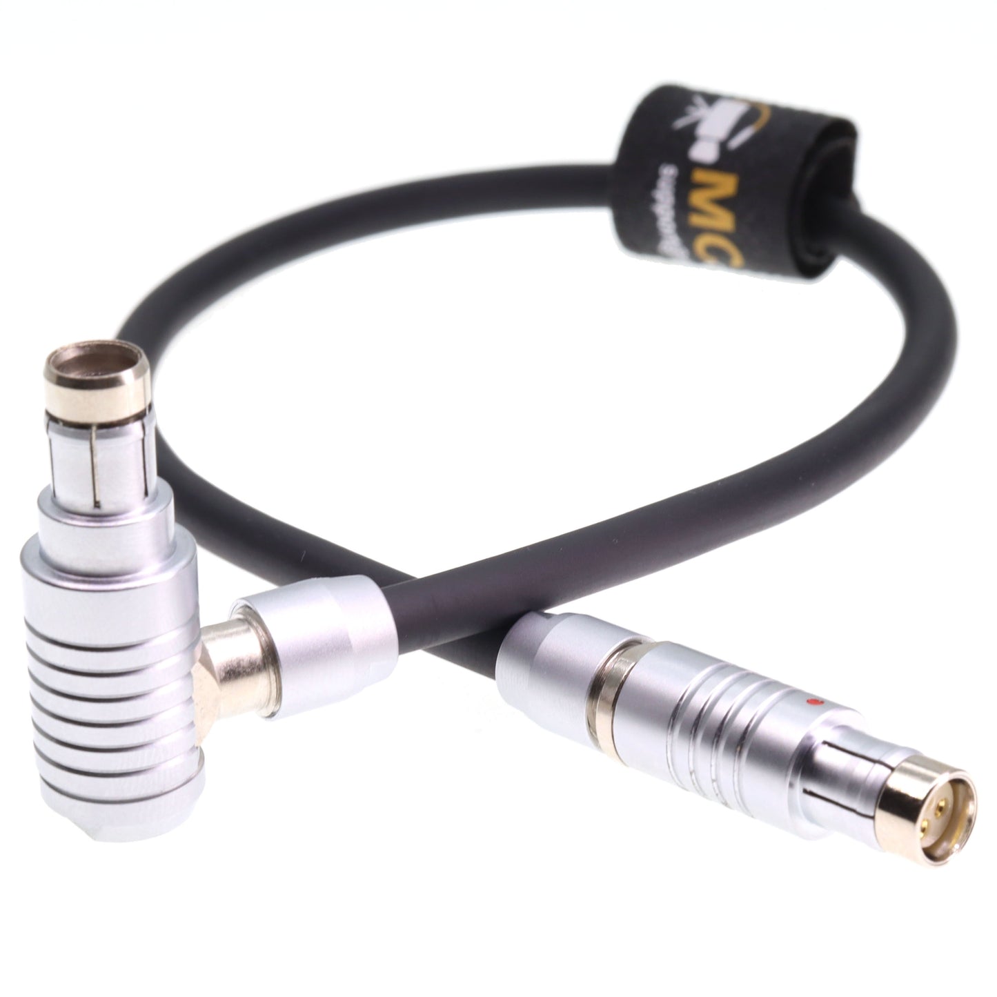 CCM-1 Camera Control Monitor Power Cable for ARRI Alexa 35, Alexa Mini LF Camera, Right Angle RS 3 pin Male to RS 3 pin Female