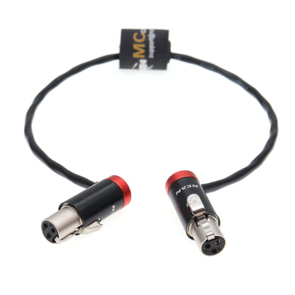 Low Profile TA3F to TA3F Audio Cable for Sound Devices 688 788 for Lectrosonics Octopack 8 Channels