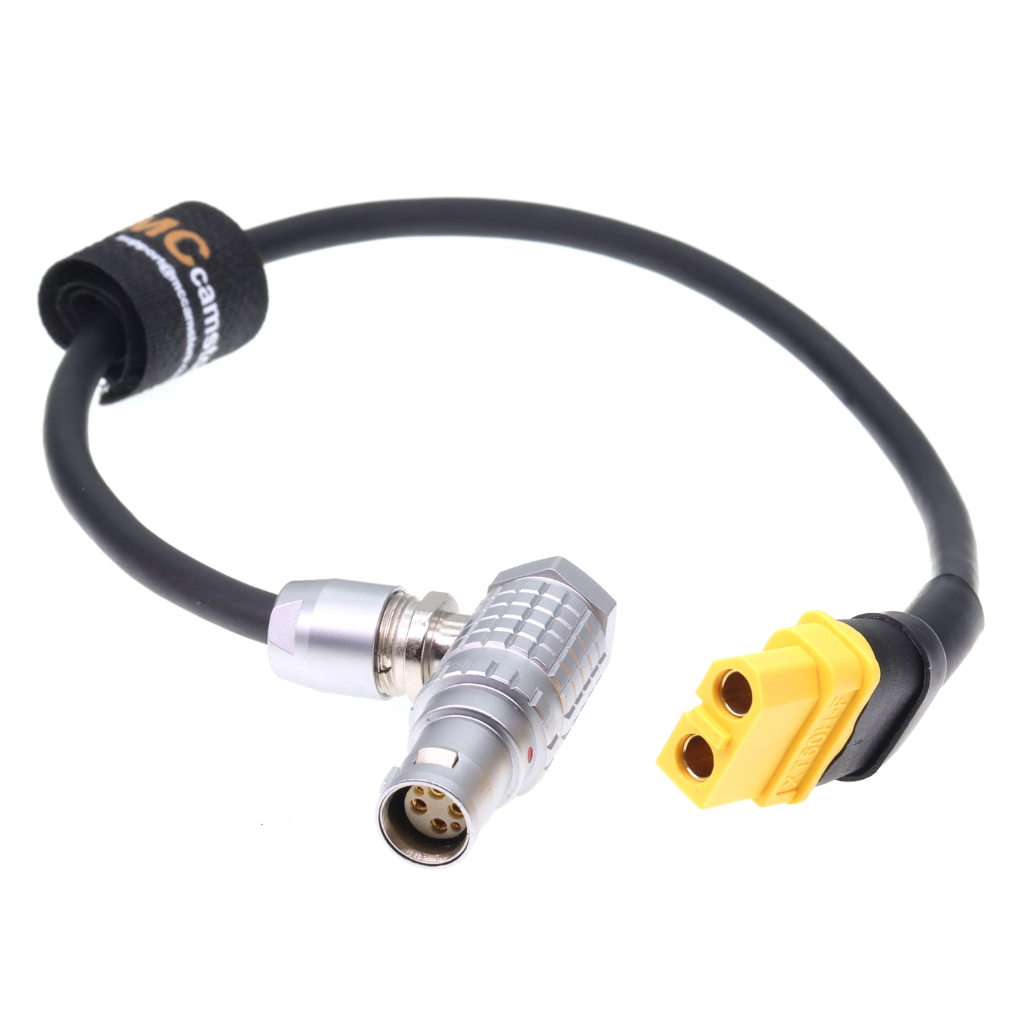 Right Angle 6 Pin Female to XT60 Female Power Cable for RED Komodo-X V-Raptor DSMC2 Epic/Gemini/Scarlet-W/Raven/WEAP for DJI Ronin 4D