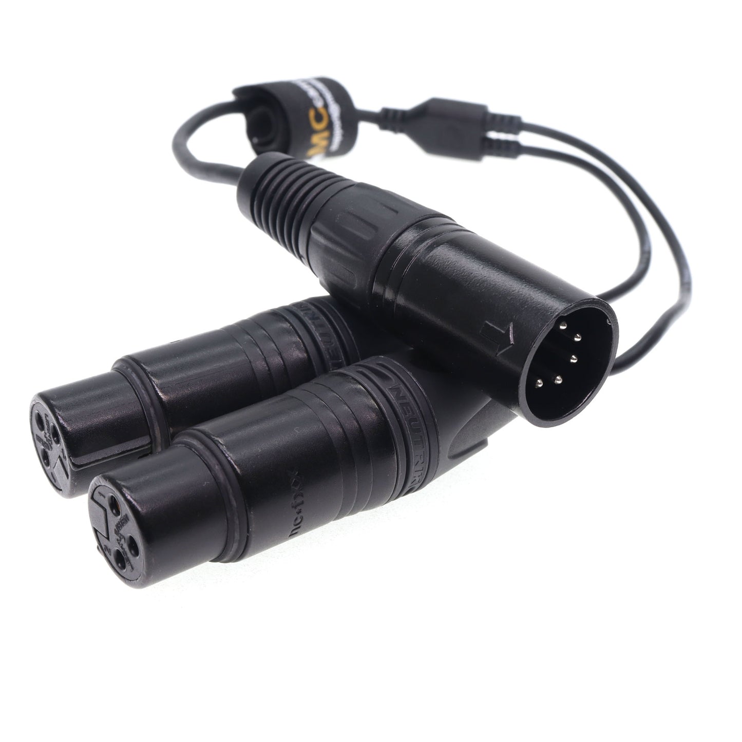 Audio Cable XLR 5 Pin Male to Two Way XLR 3 Pin Male for ARRI Alexa XT/SXT/XT Plus