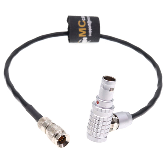 DIN 1.0/2.3 to Elbow 0B 5 Pin Timecode Cable for Ultrasync One for Sound Devices 633 Time Code Sync