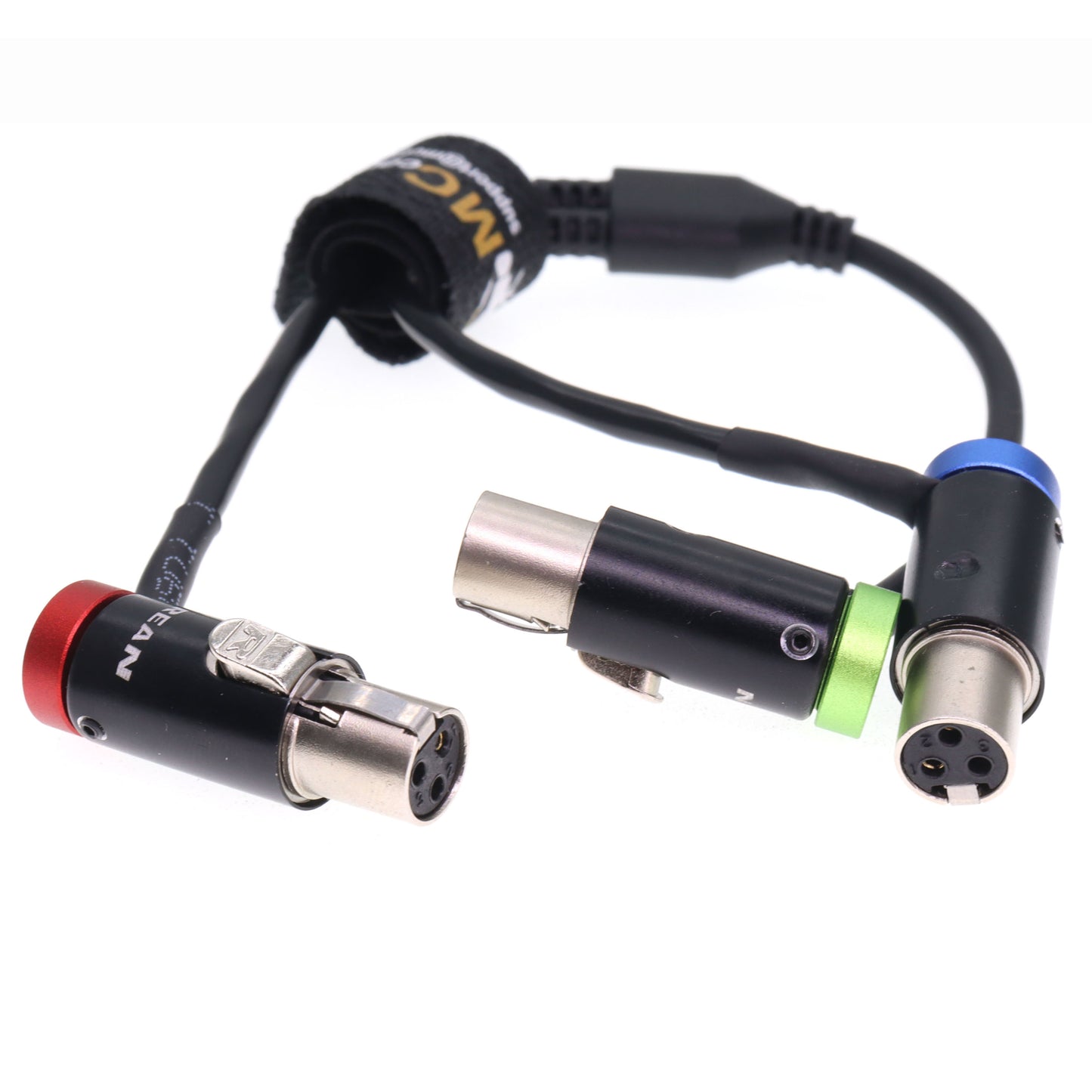 Low-Profile TA5F to TA3F Audio Cable for Wisycom Receiver for Zaxcom QRX200 for Lectrosonics SRc5P/SRb5P Receiver to Camera Mixer Recorder Audio-Y-Cable