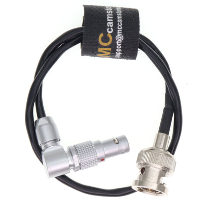BNC Male to 0B 9 Pin Male Timecode Cable for Sound Devices Zaxcom for RED V-Raptor Komodo Camera
